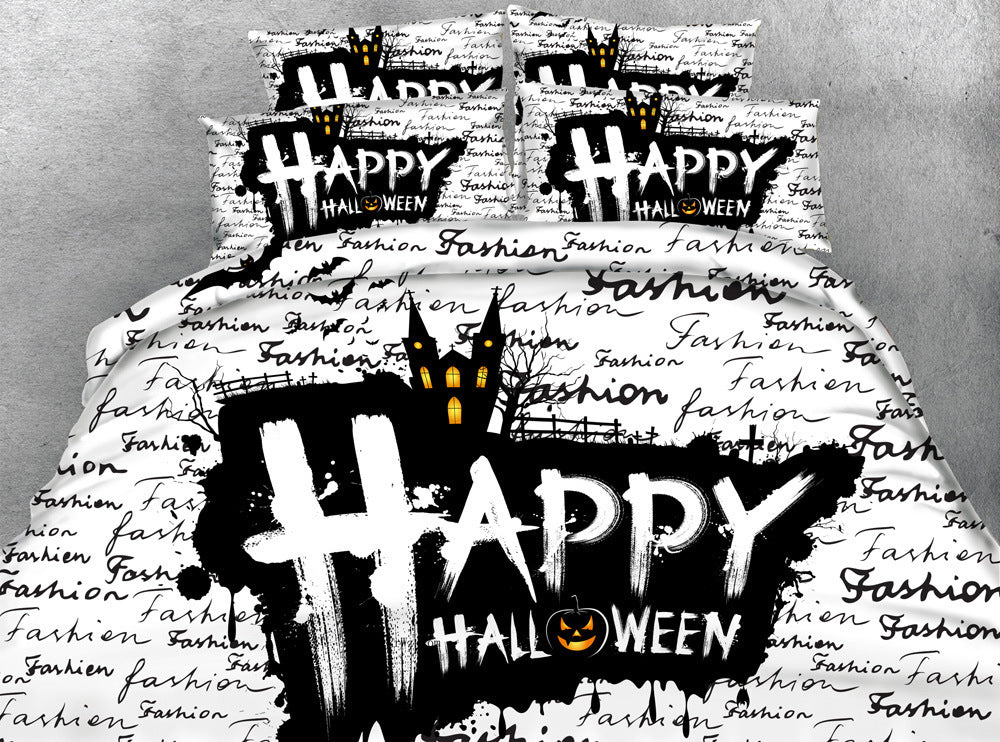 Happy Halloween bedding