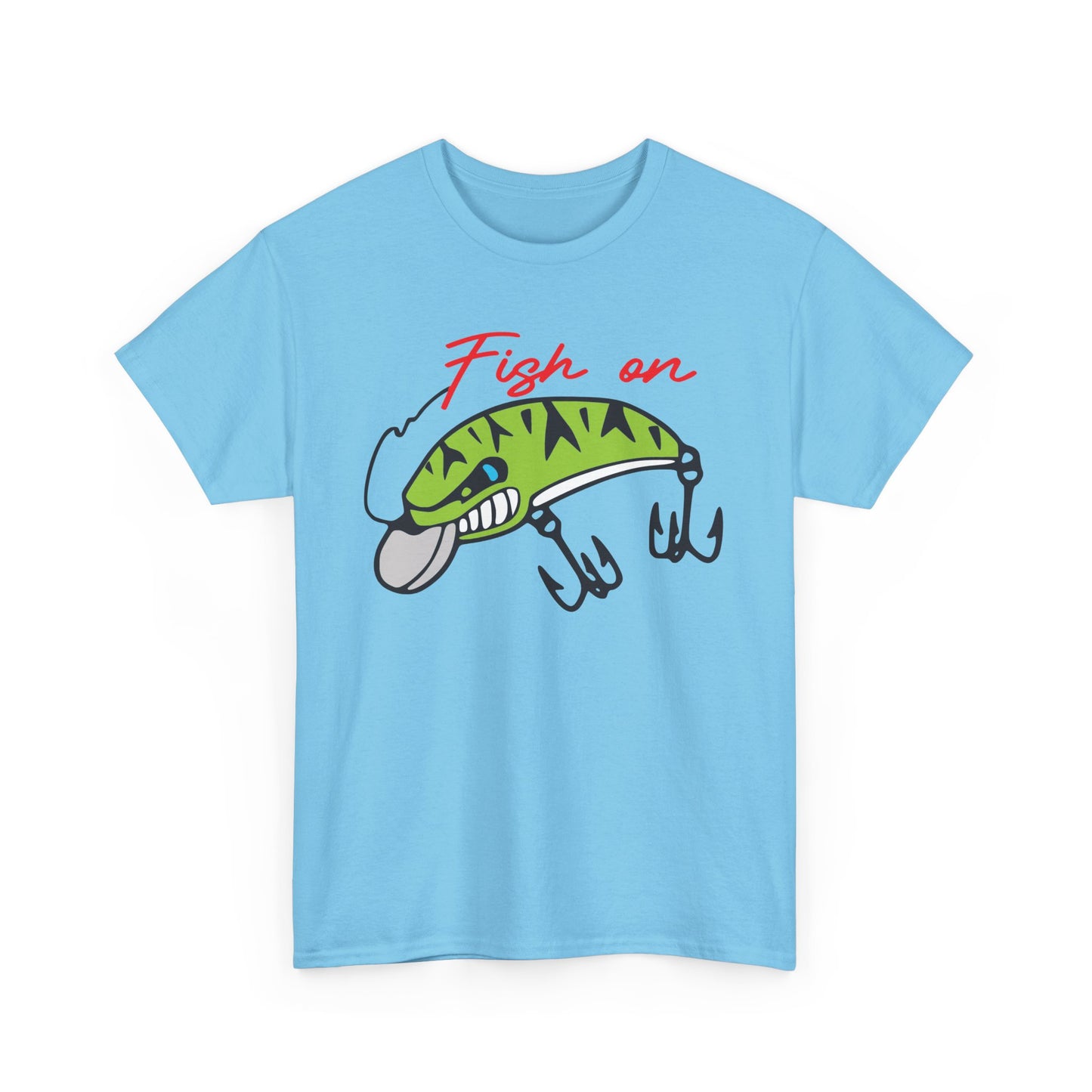 Fish on Lure Heavy Cotton T-Shirt