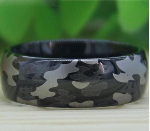 Men's Camo Wedding Band Ring