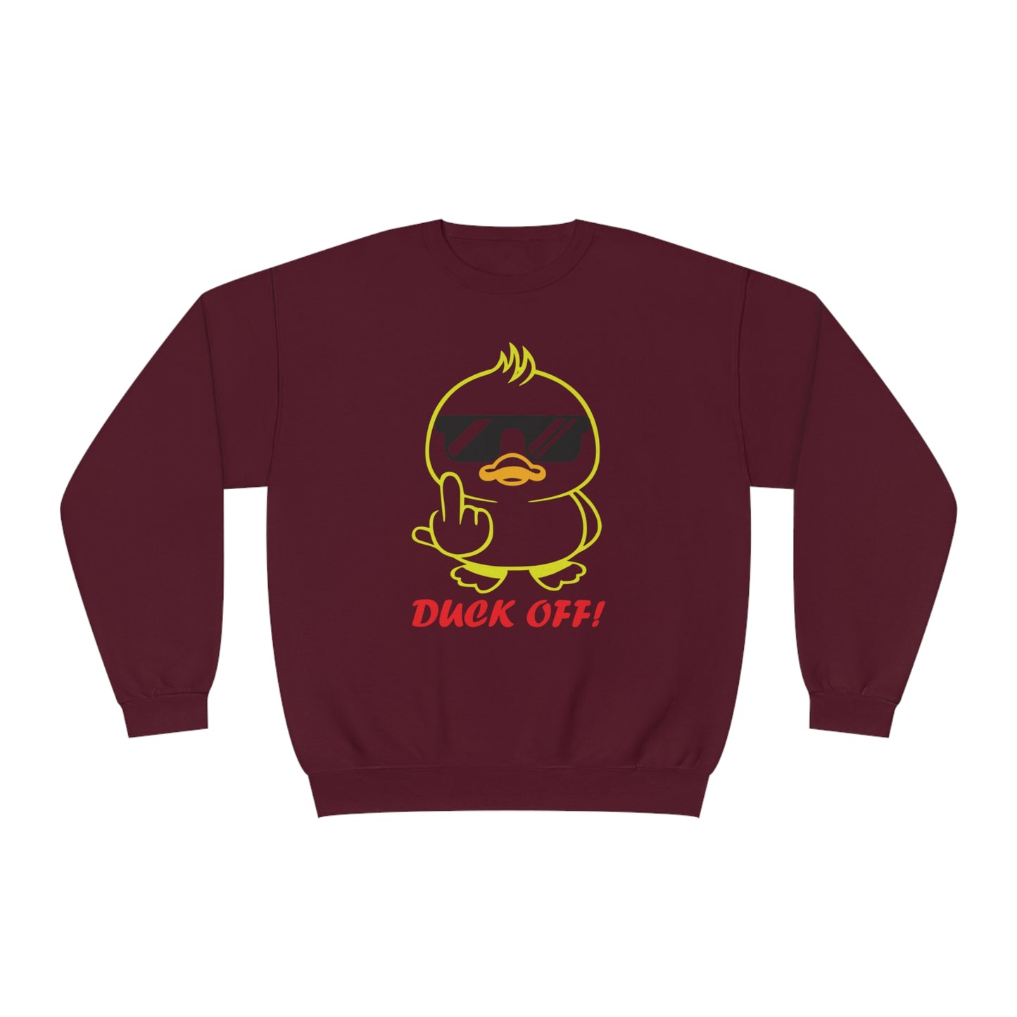 Duck Off, Unisex NuBlend® Crewneck Sweatshirt