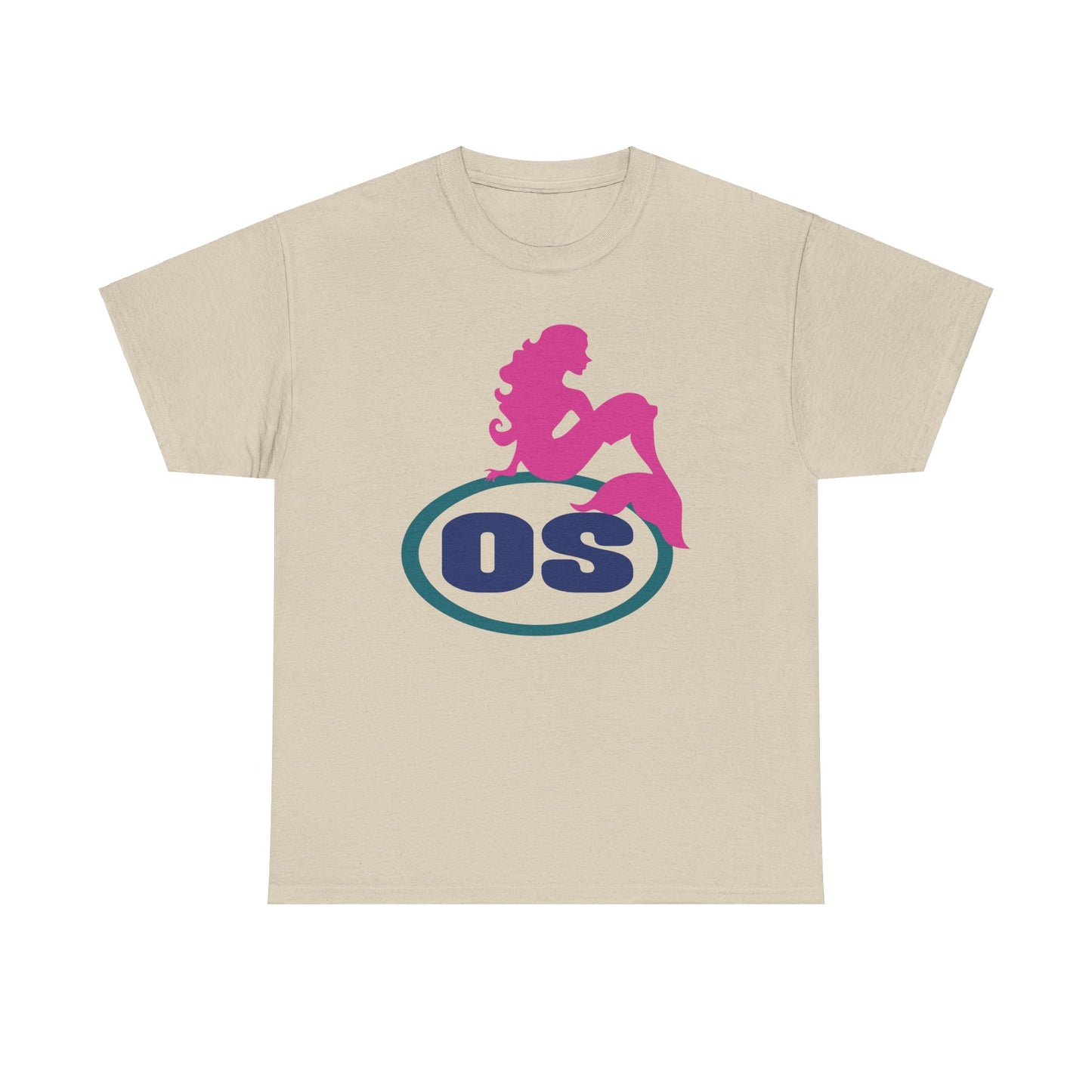 OS, Ocean Shores Mermaid, Heavy Cotton T-Shirt