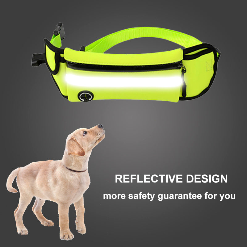 Reflective Pet Waist Bag Leash