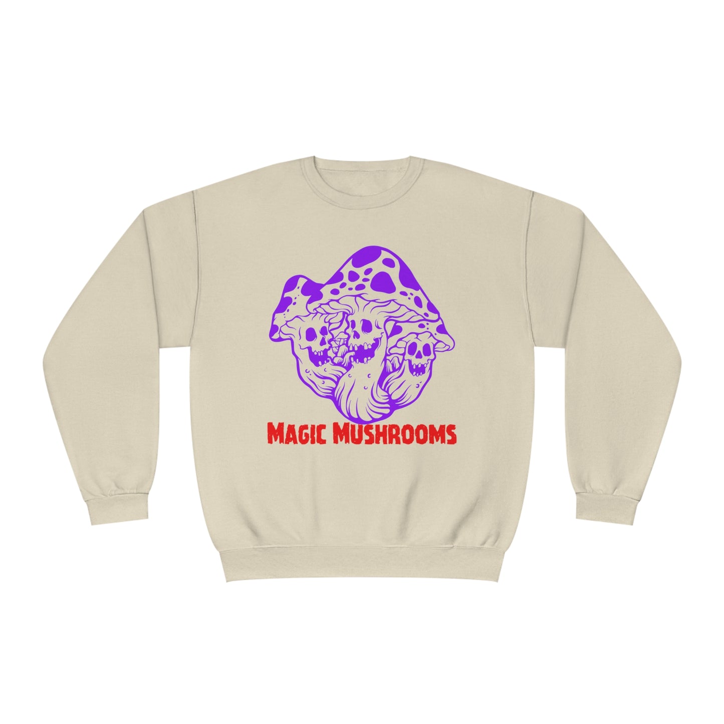 Magic Mushrooms, Unisex NuBlend® Crewneck Sweatshirt