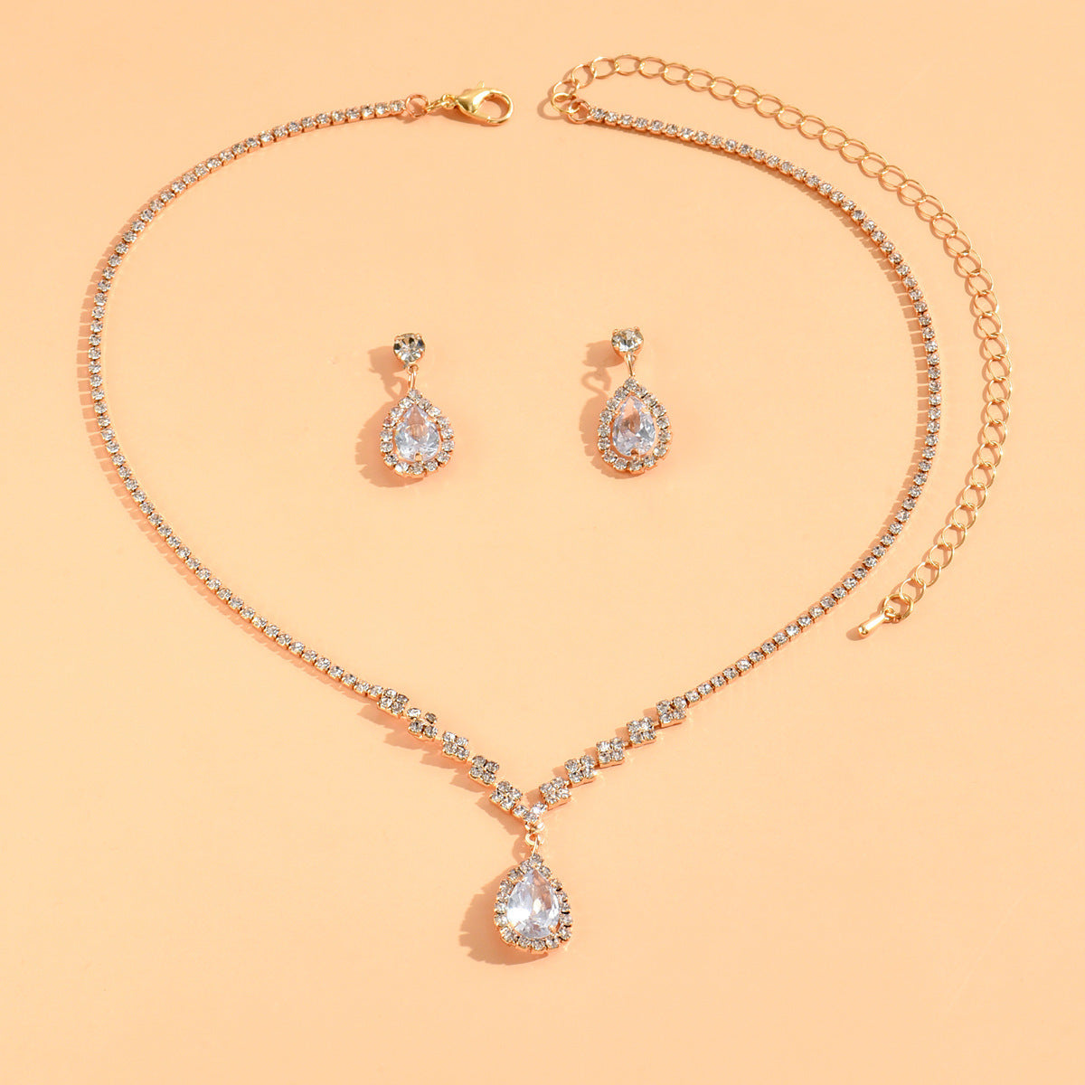 Zircon Fashion Necklace Set