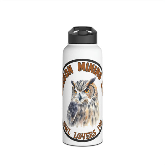 Oregon Mining Co. Owl Lovers Dig. Stainless Steel Water Bottle