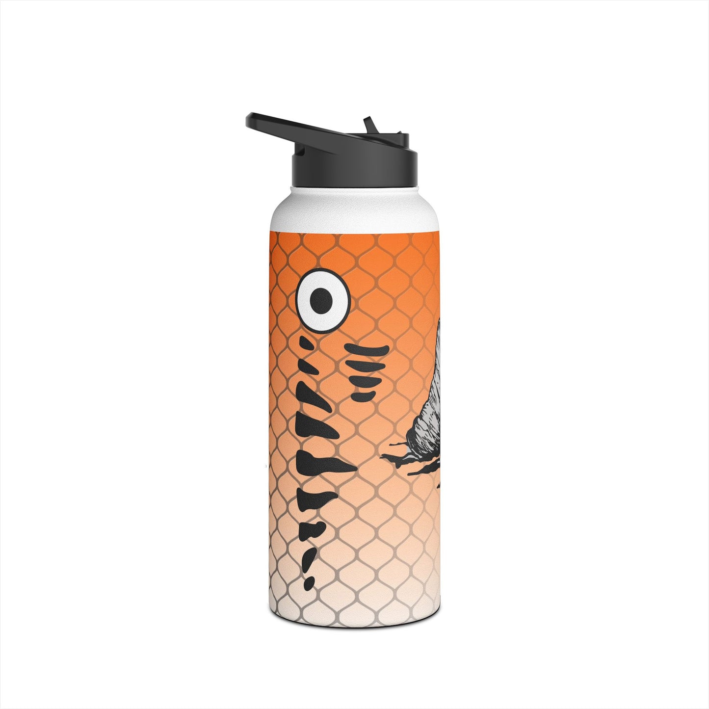 Redfish Fish Lure. Stainless Steel Water Bottle