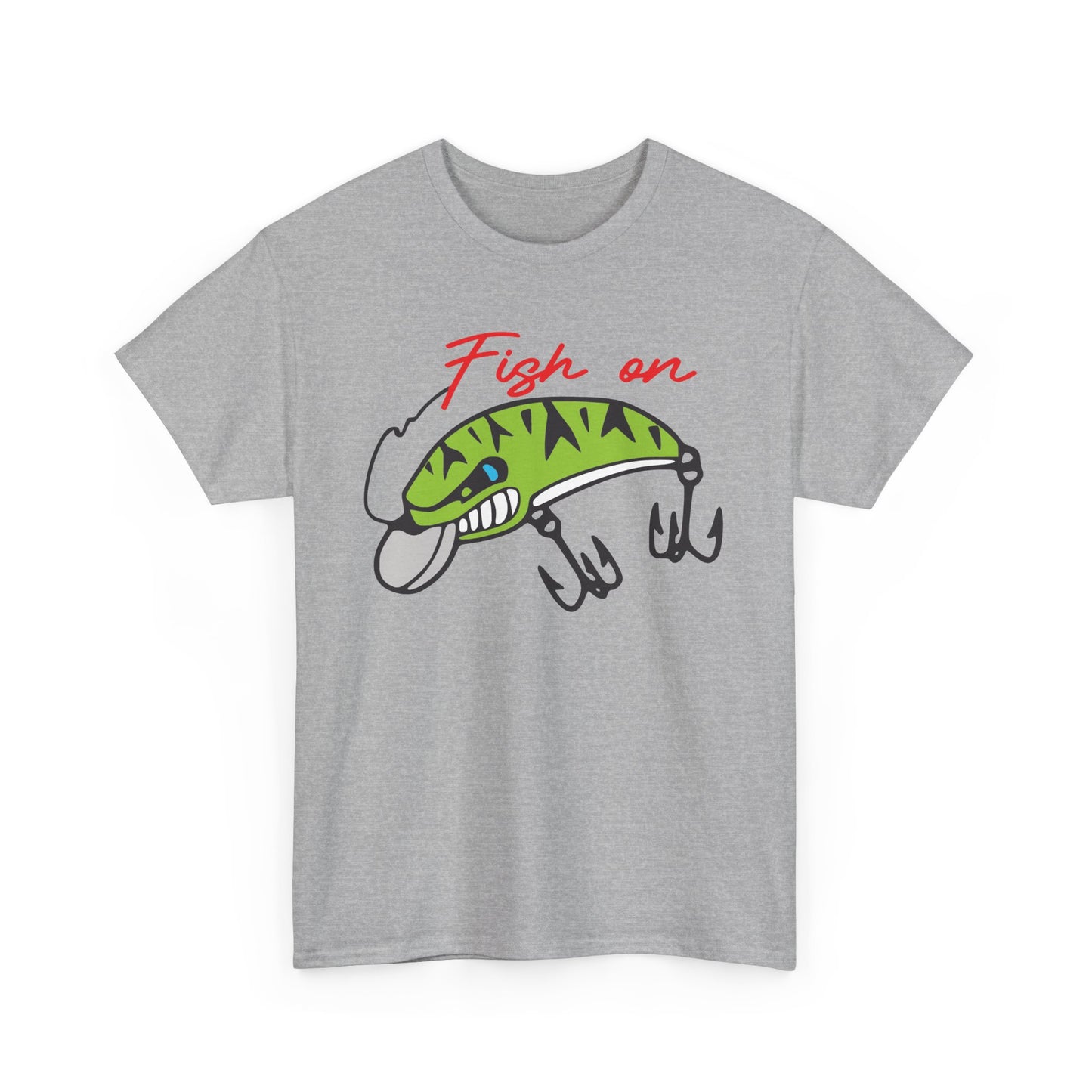 Fish on Lure Heavy Cotton T-Shirt