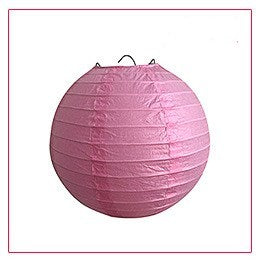 Round paper lanterns