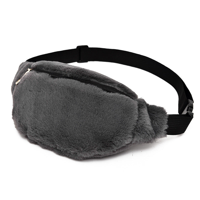 Artificial Fur Waist Bag