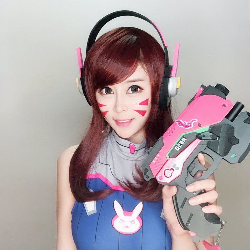 DVA songhana chestnut Cosplay wig