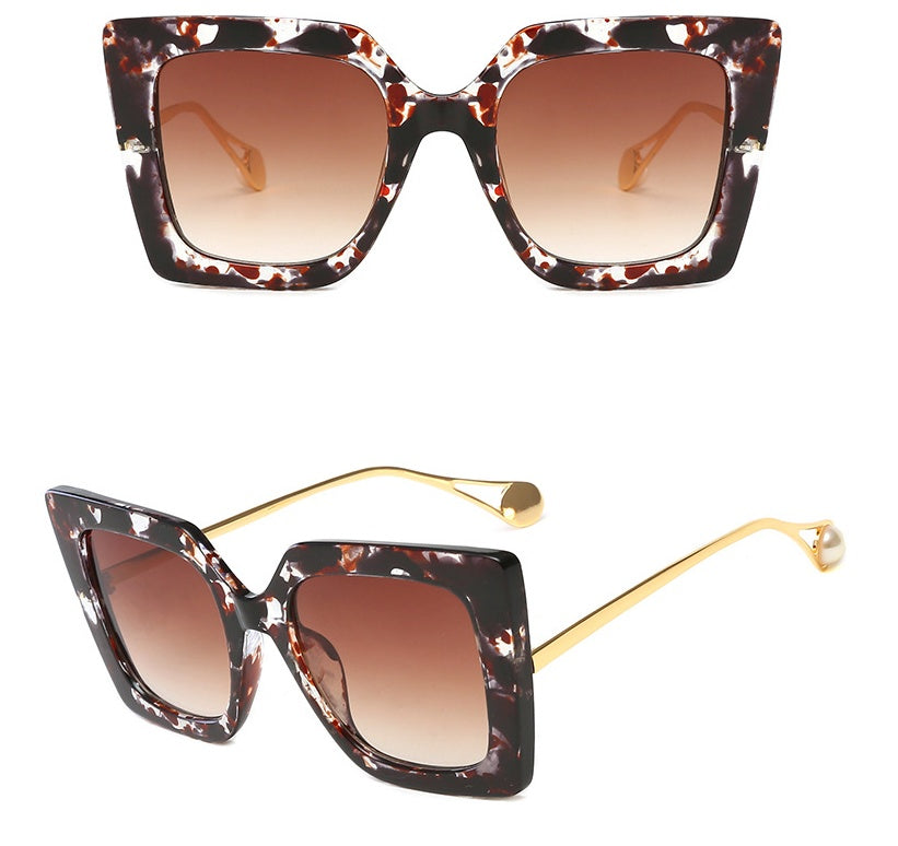 Square pearl sunglasses