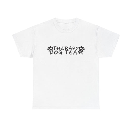 Therapy Dog Team. Heavy Cotton T-Shirt