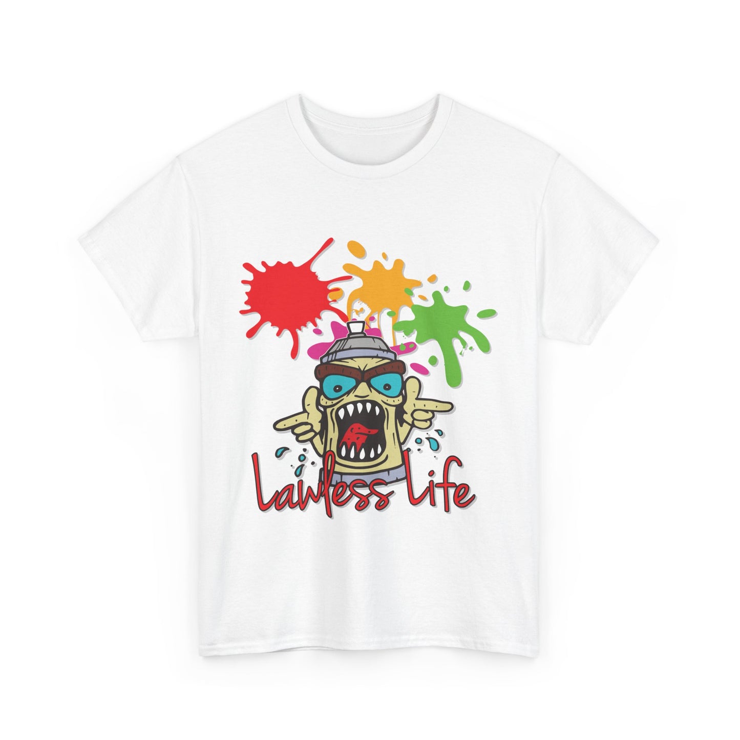 Lawless Life Tagger. Heavy Cotton T-Shirt