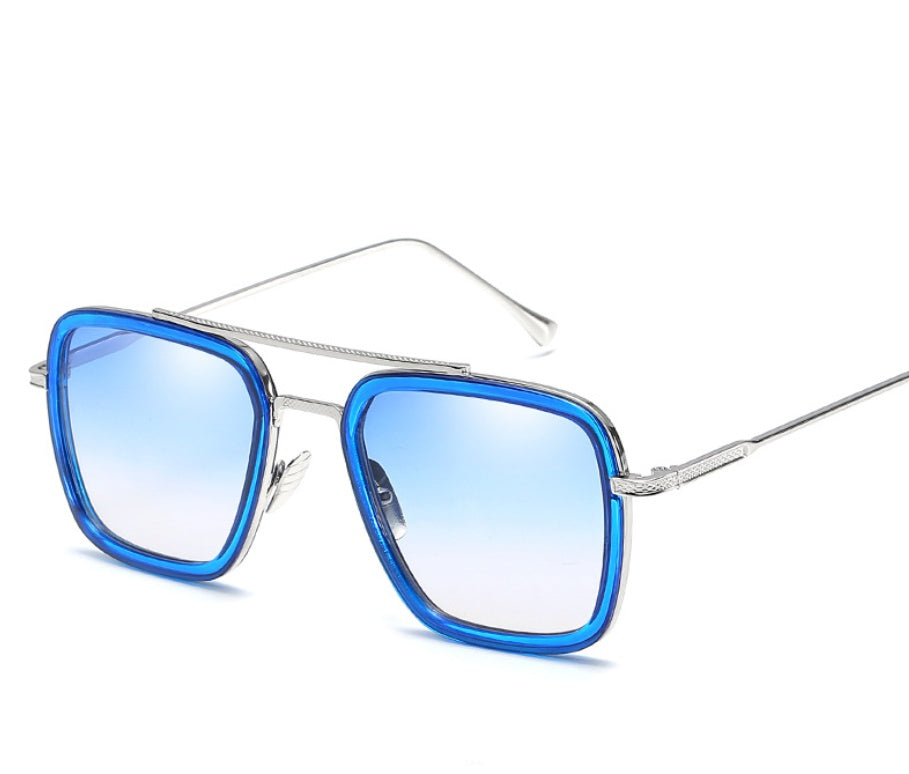 Metal frame fashion sunglasses