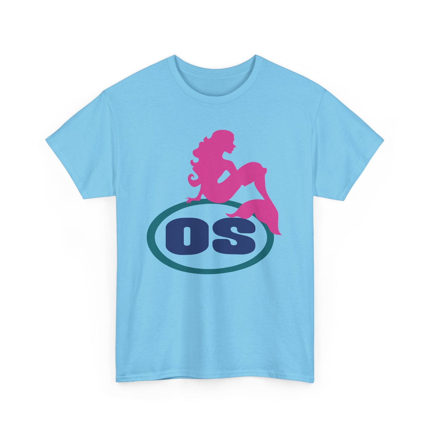 OS, Ocean Shores Mermaid, Heavy Cotton T-Shirt