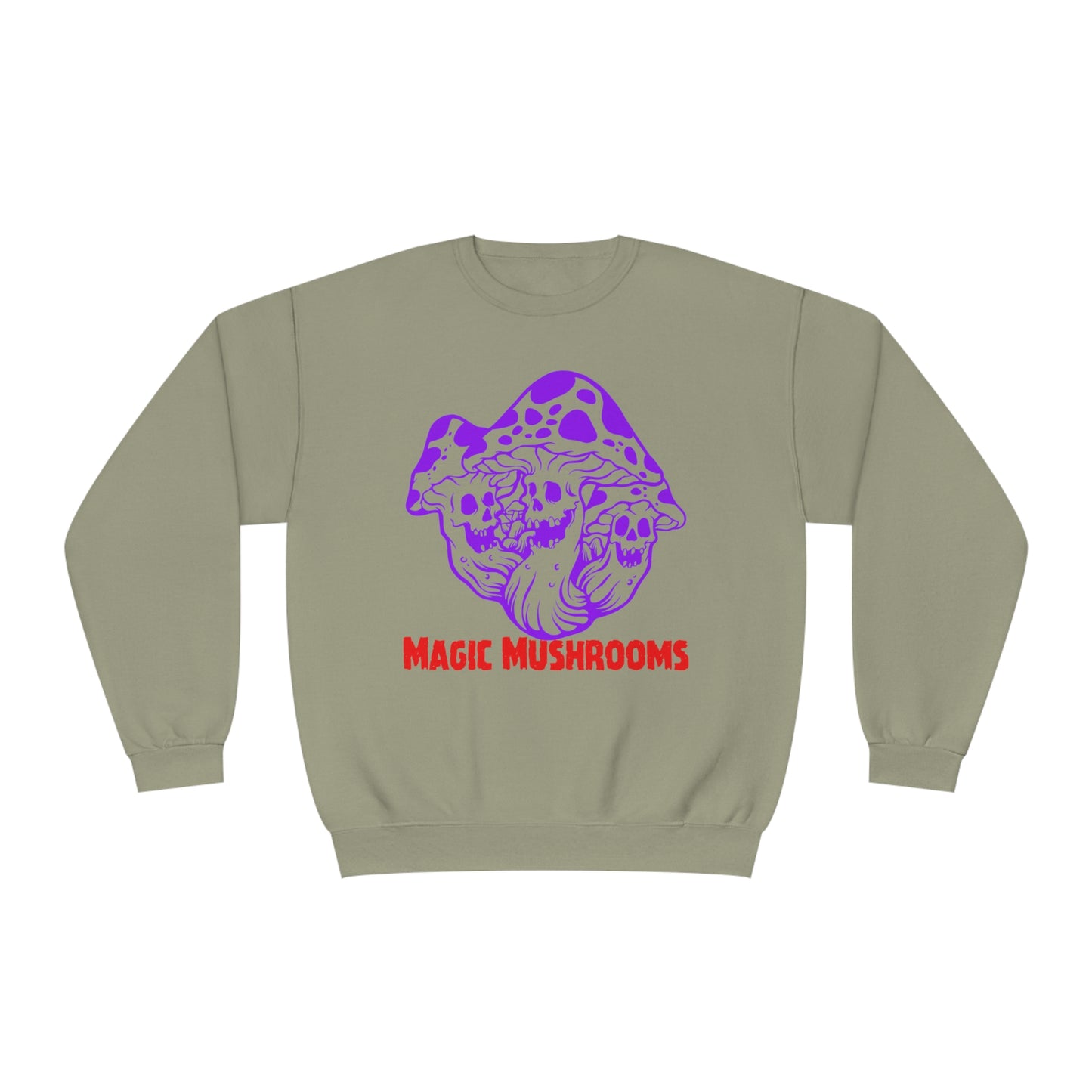 Magic Mushrooms, Unisex NuBlend® Crewneck Sweatshirt