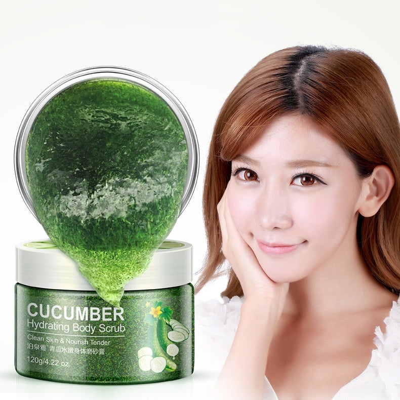 Cucumber facial scrub