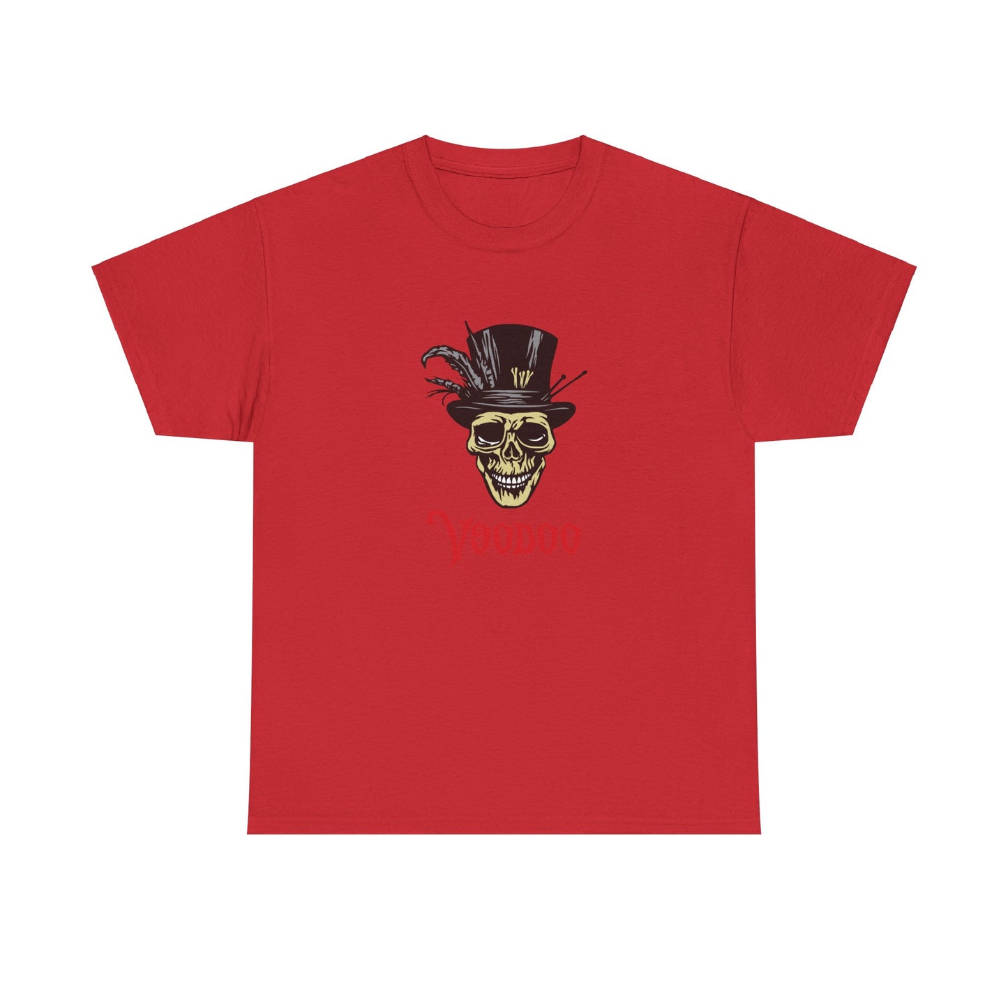 VooDoo Skull, Heavy Cotton T-Shirt