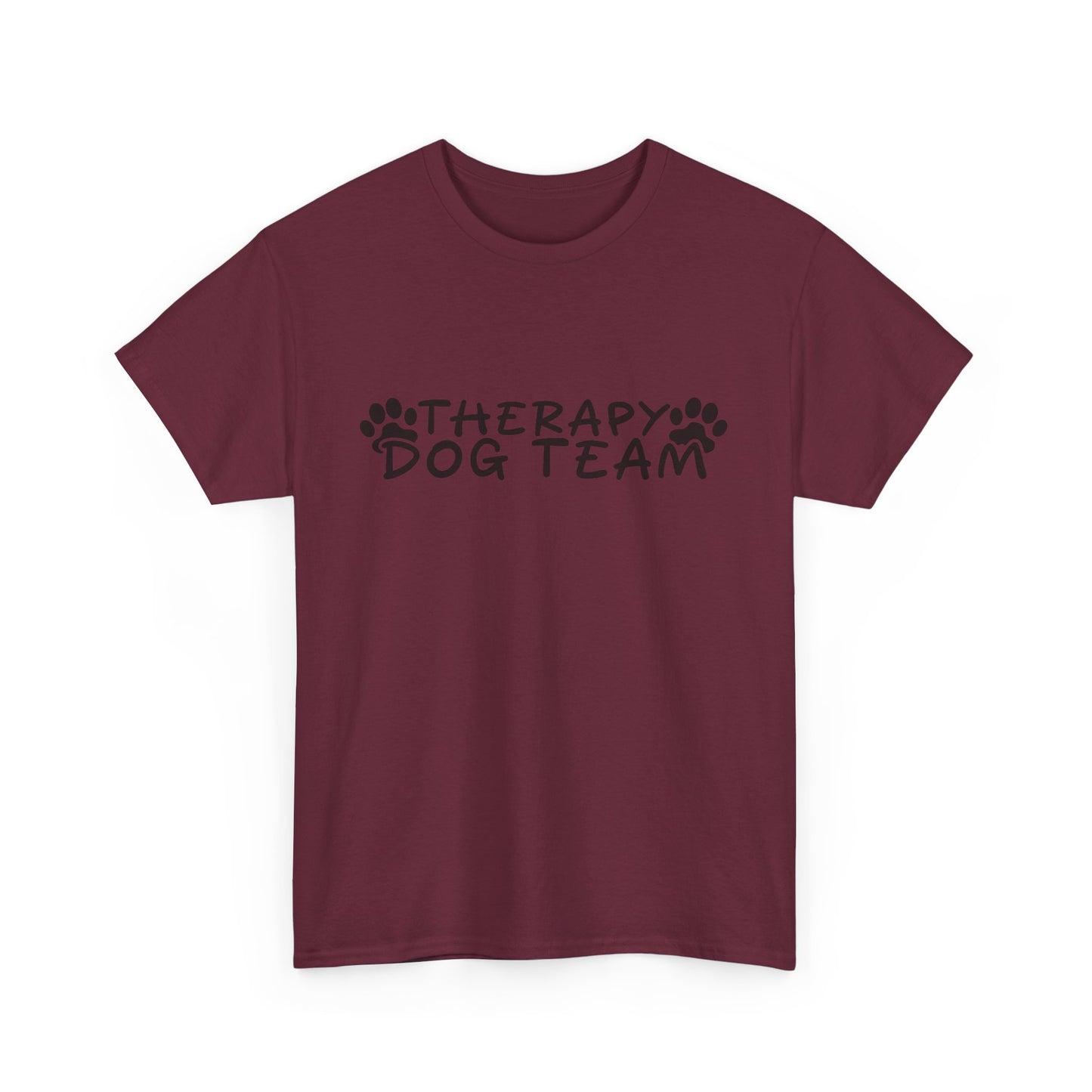 Therapy Dog Team. Heavy Cotton T-Shirt