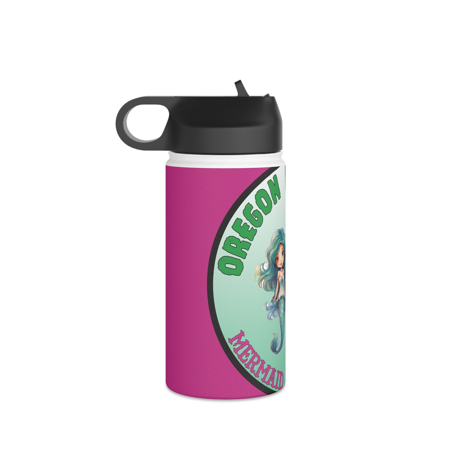 Oregon Mining Co. Mermaid Pearl's Dig. Stainless Steel Water Bottle