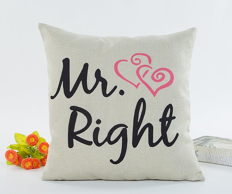 Couples pillowcase