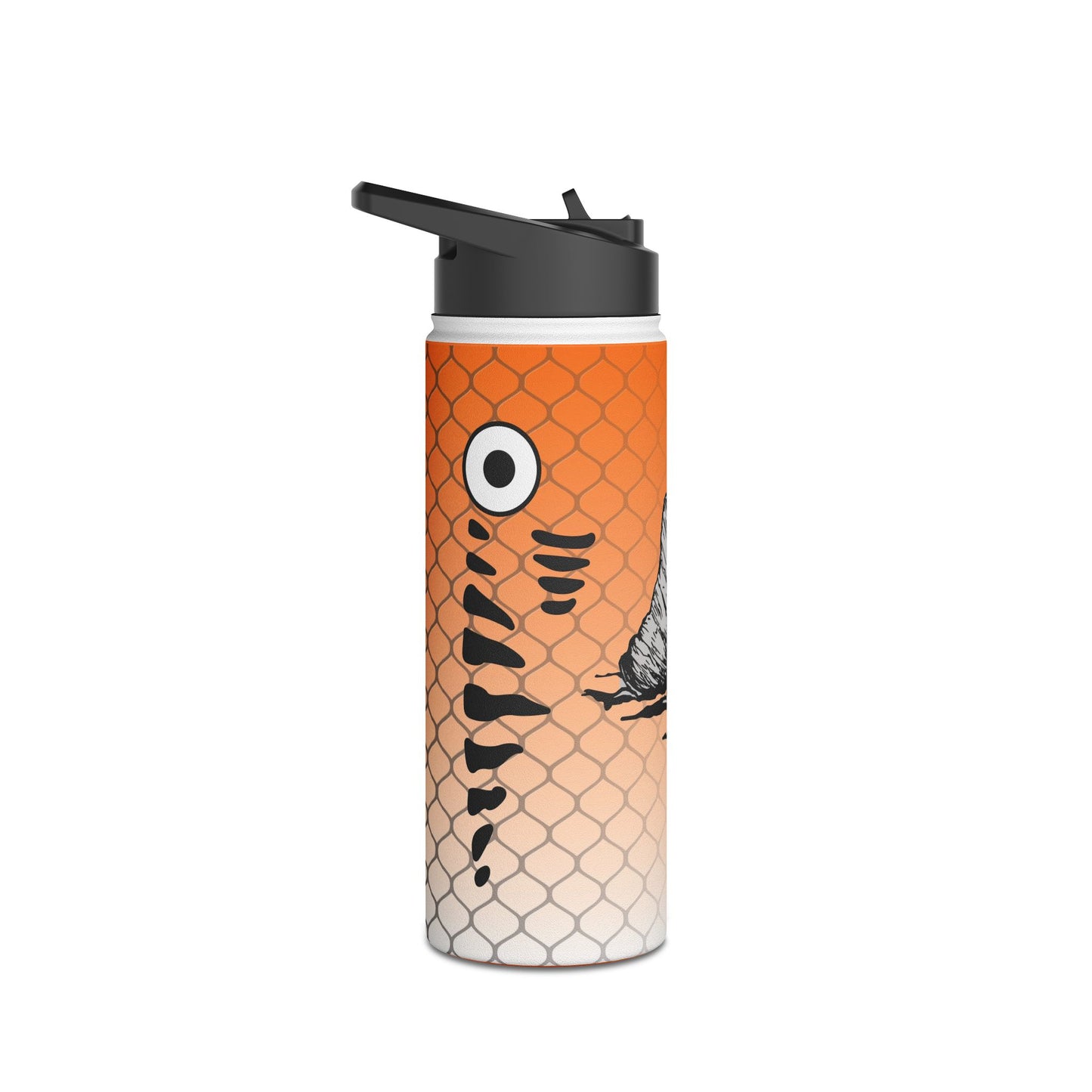 Redfish Fish Lure. Stainless Steel Water Bottle