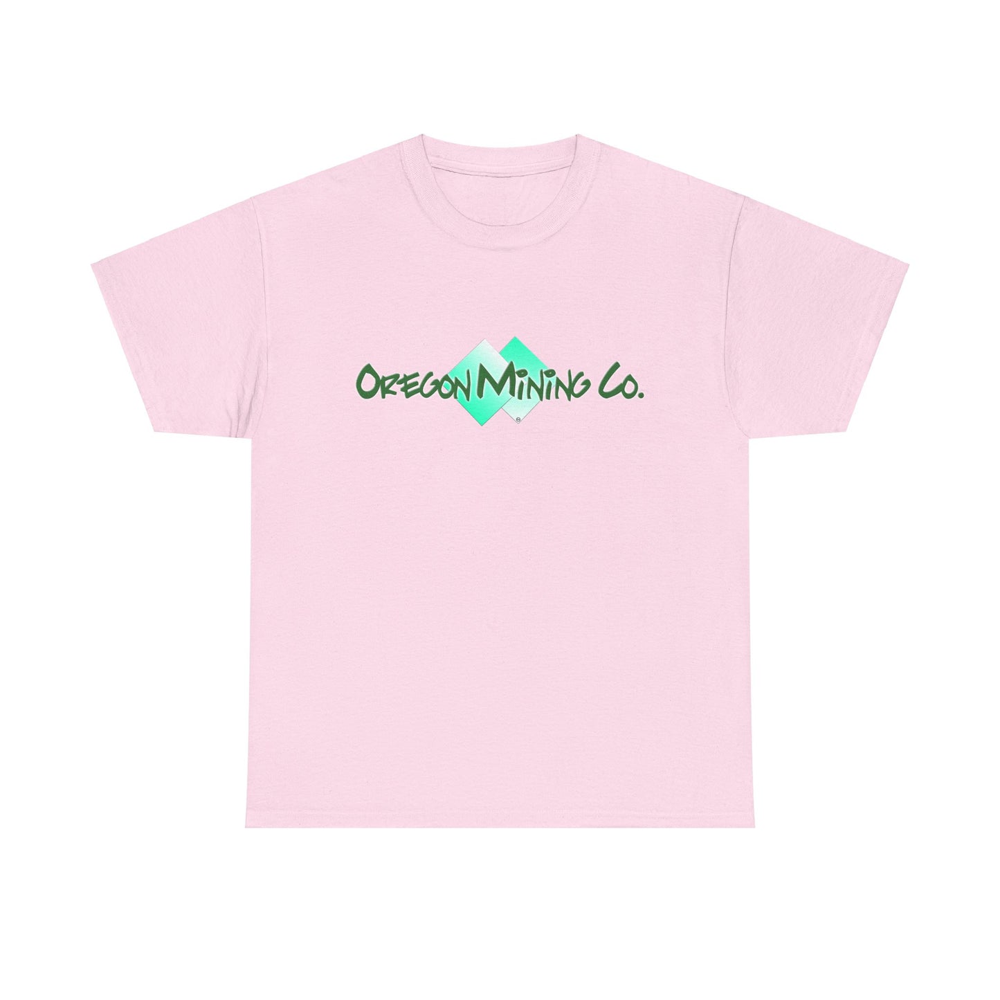 Oregon Mining Co. Logo. Heavy Cotton T-Shirt