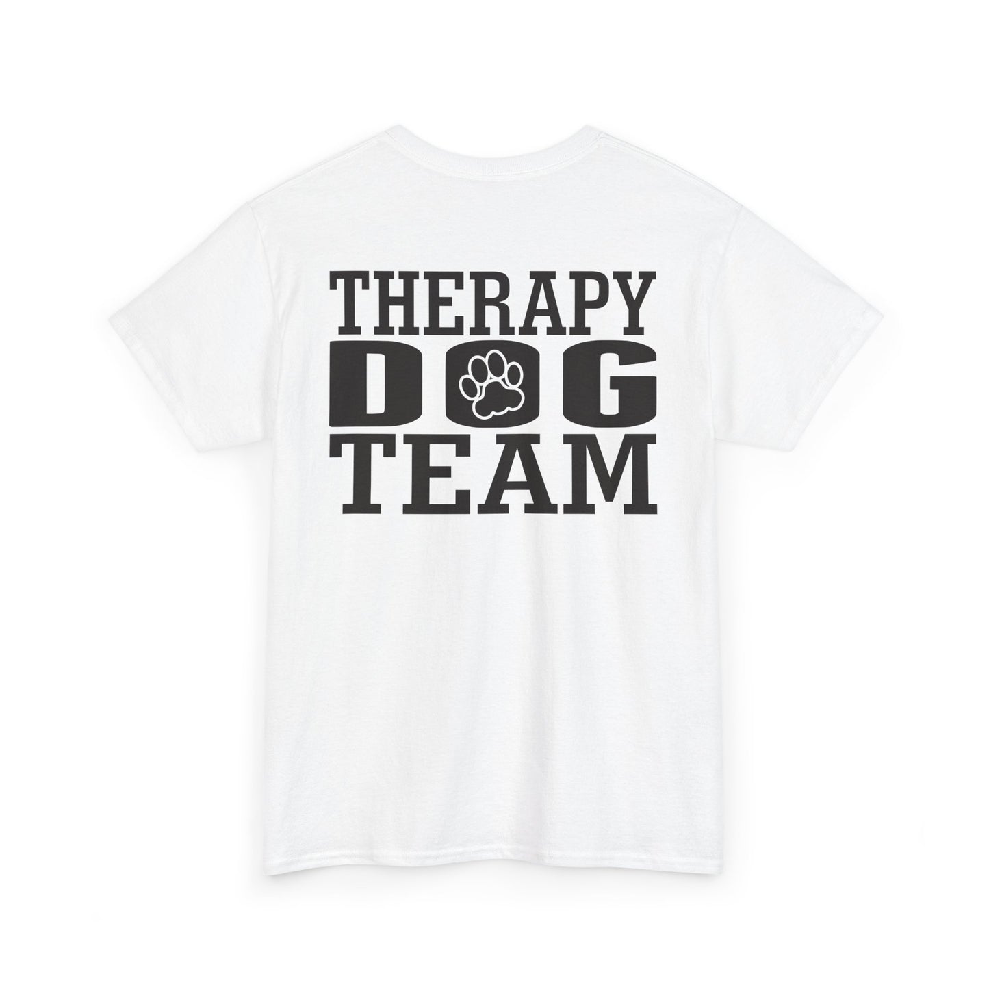 Therapy Dog Team. Heavy Cotton T-Shirt