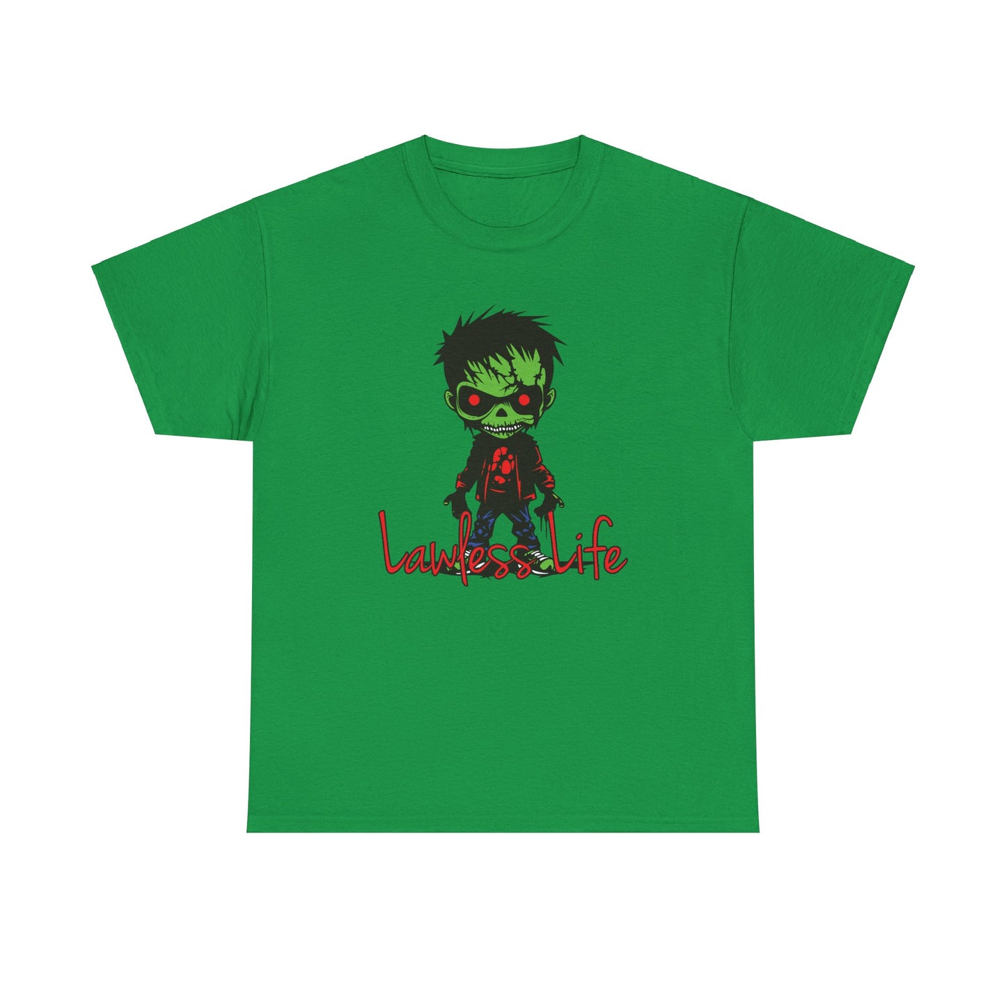 Lawless Life Zombie. Heavy Cotton T-Shirt