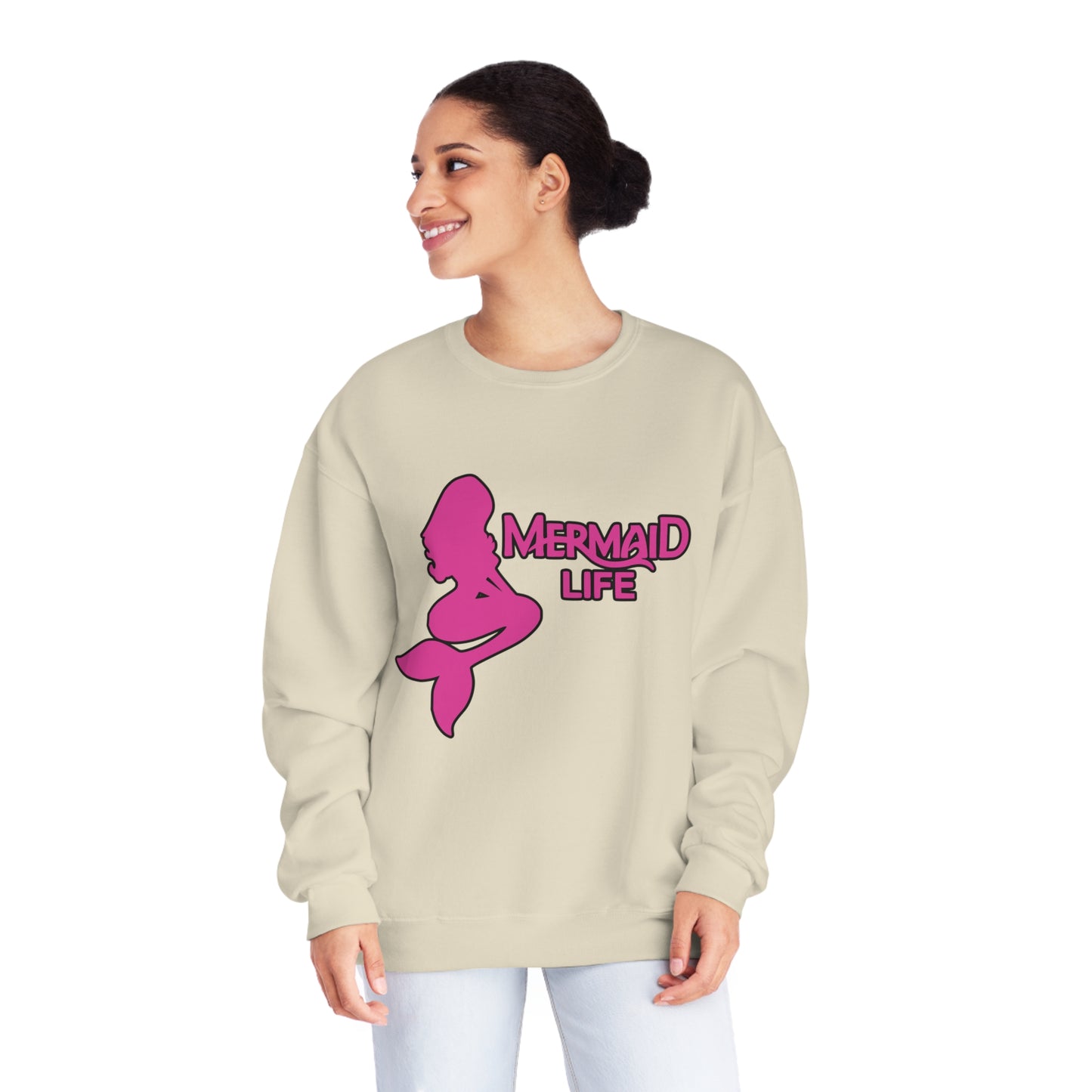 Mermaid Life, Unisex NuBlend® Crewneck Sweatshirt