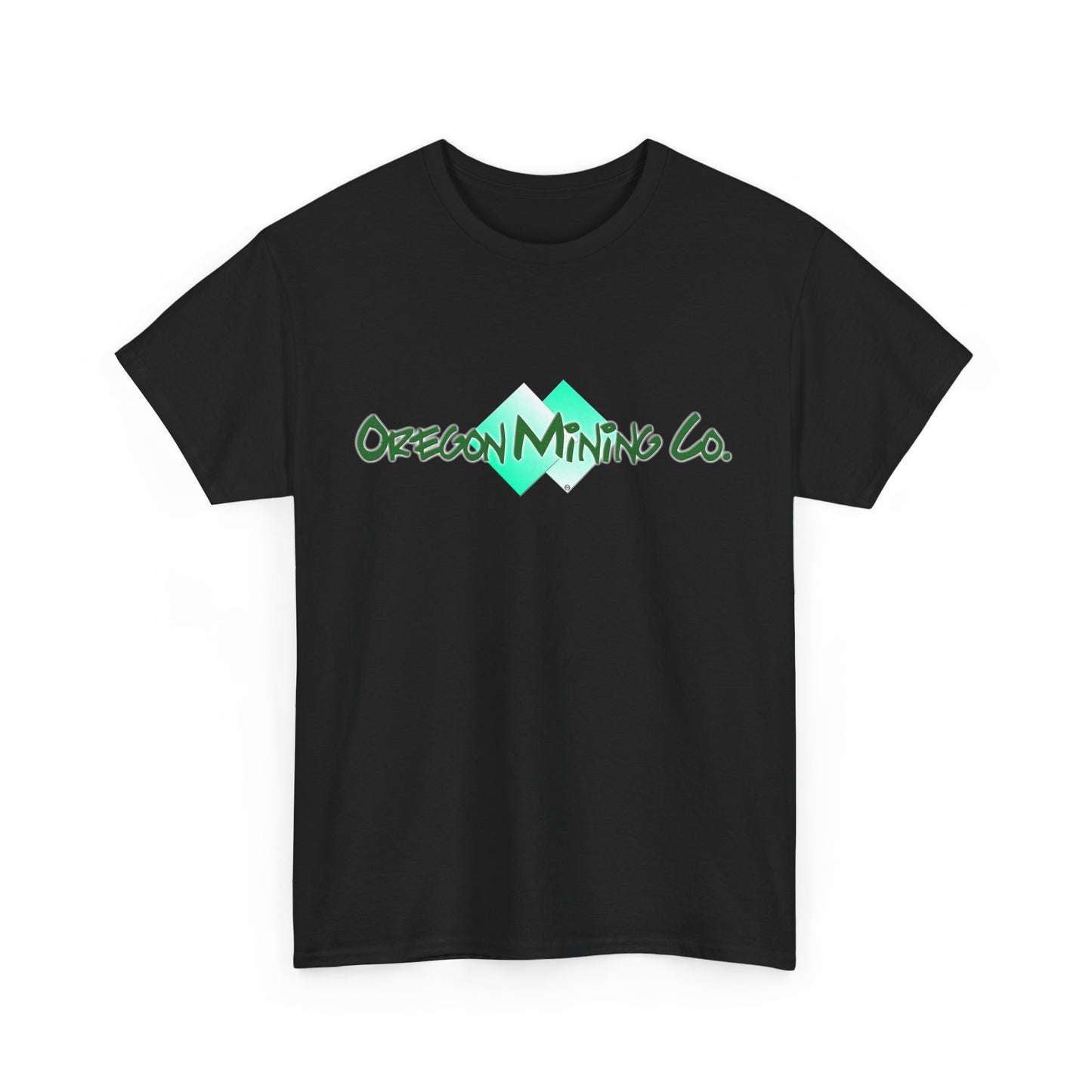 Oregon Mining Co. Logo. Heavy Cotton T-Shirt