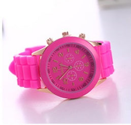 Geneva jelly silicone watch