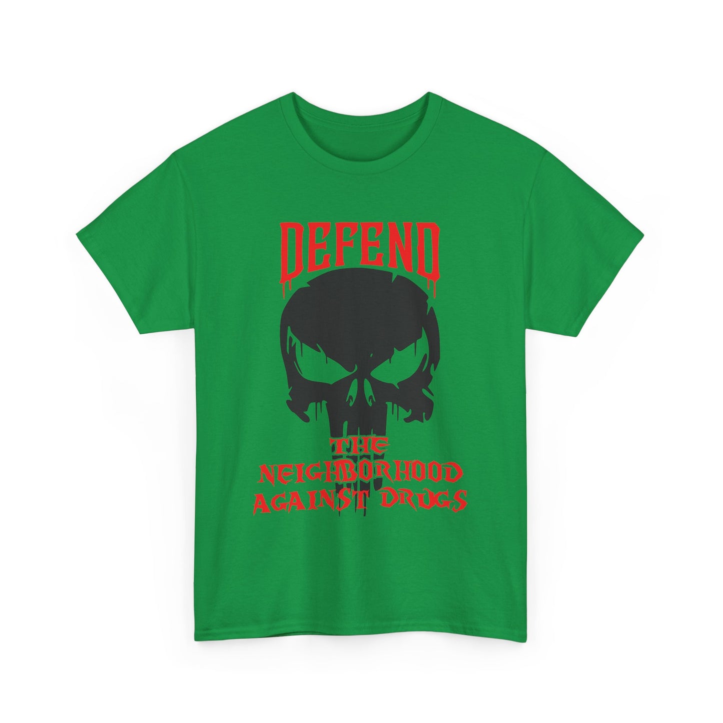 Defend the Neighborhood Against Drugs. Heavy Cotton T-Shirt