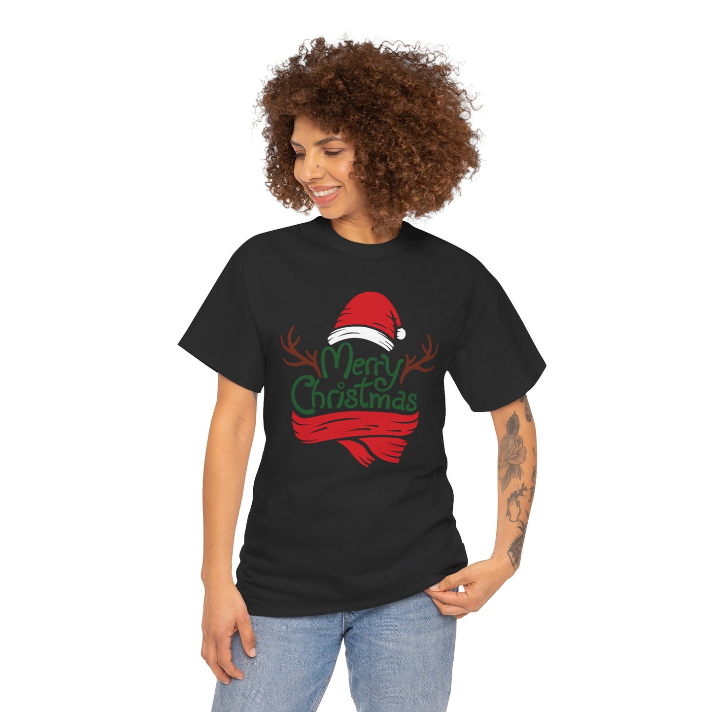 Merry Christmas, Heavy Cotton T-Shirt