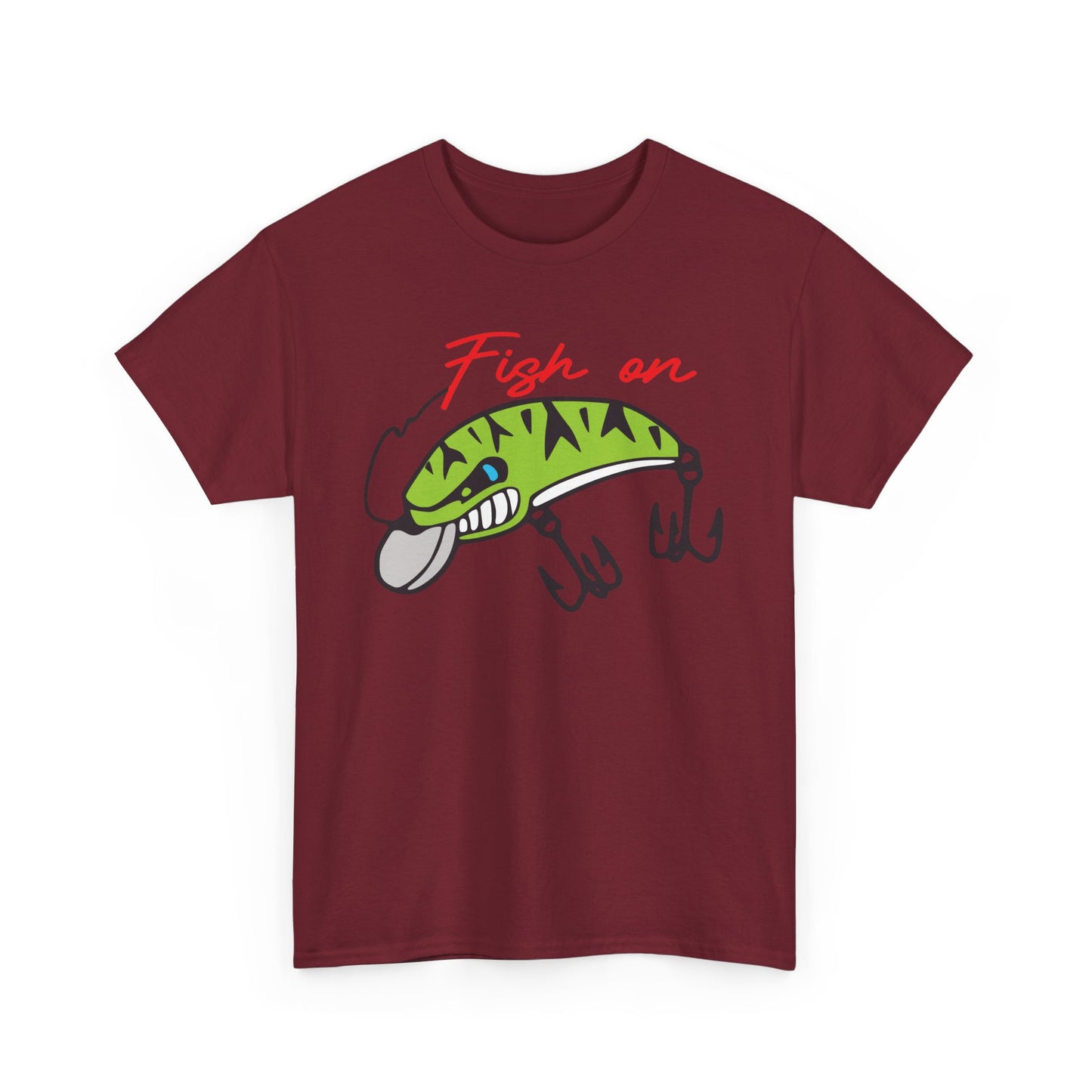 Fish on Lure Heavy Cotton T-Shirt