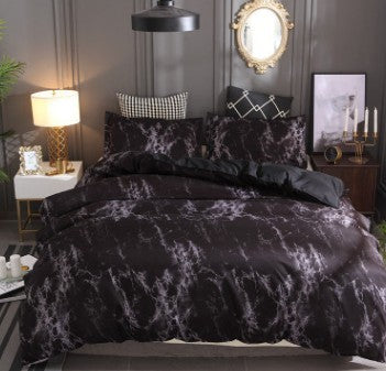 Marble four-piece bedding set