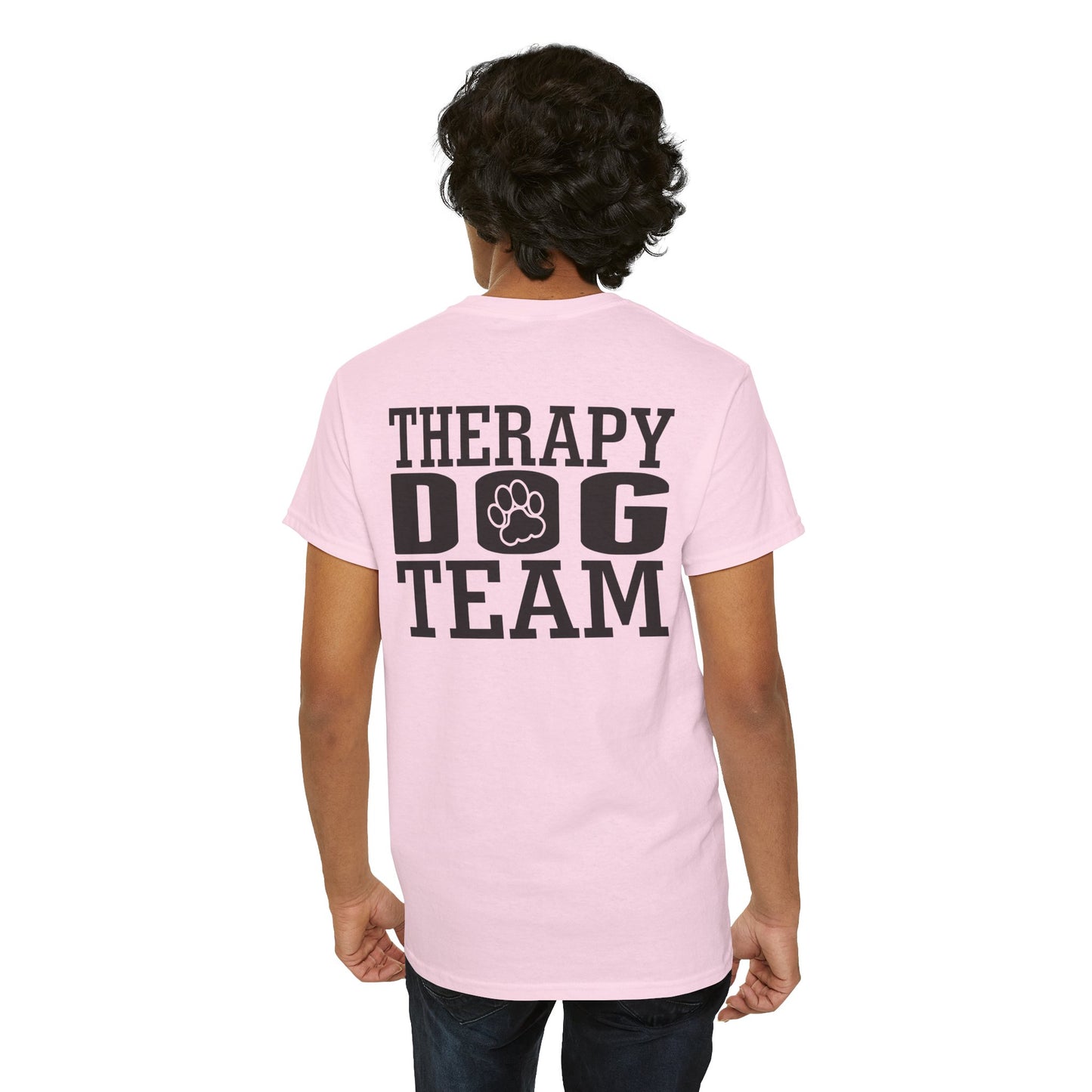 Therapy Dog Team. Heavy Cotton T-Shirt