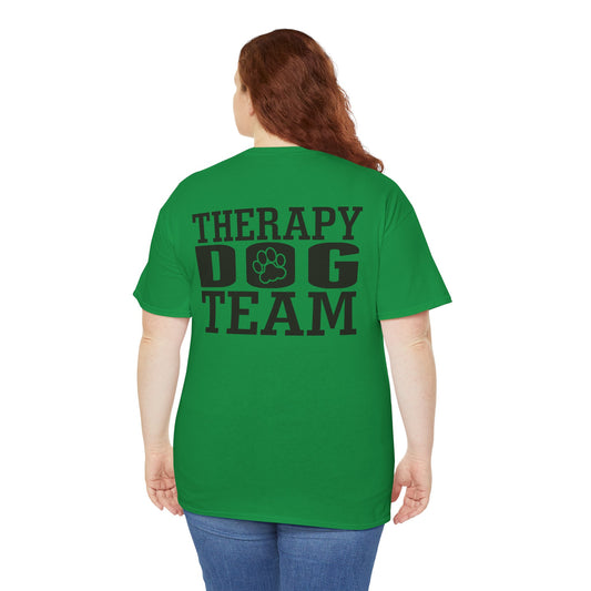 Therapy Dog Team. Heavy Cotton T-Shirt