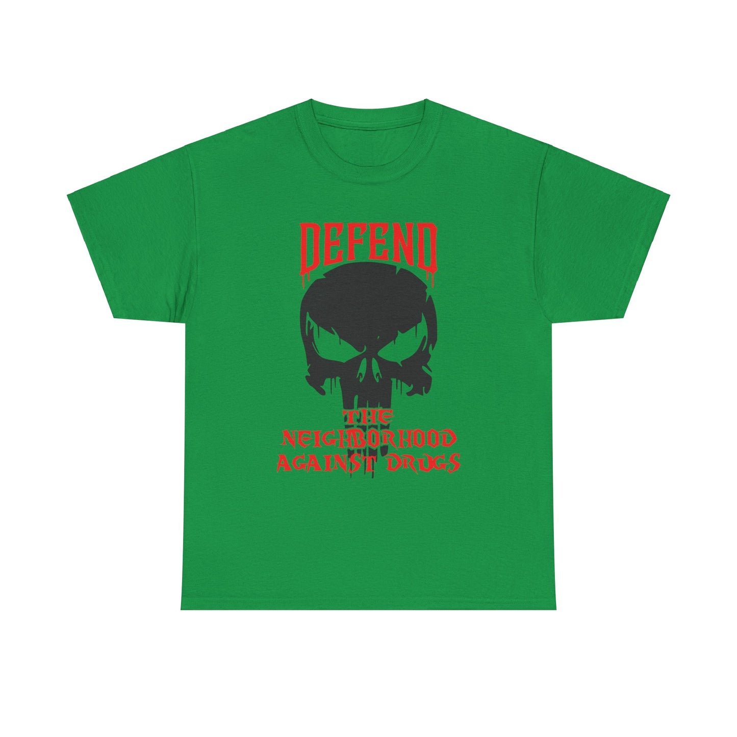 Defend the Neighborhood Against Drugs. Heavy Cotton T-Shirt