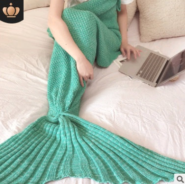 Hot Mermaid Blanket Handmade Knitted