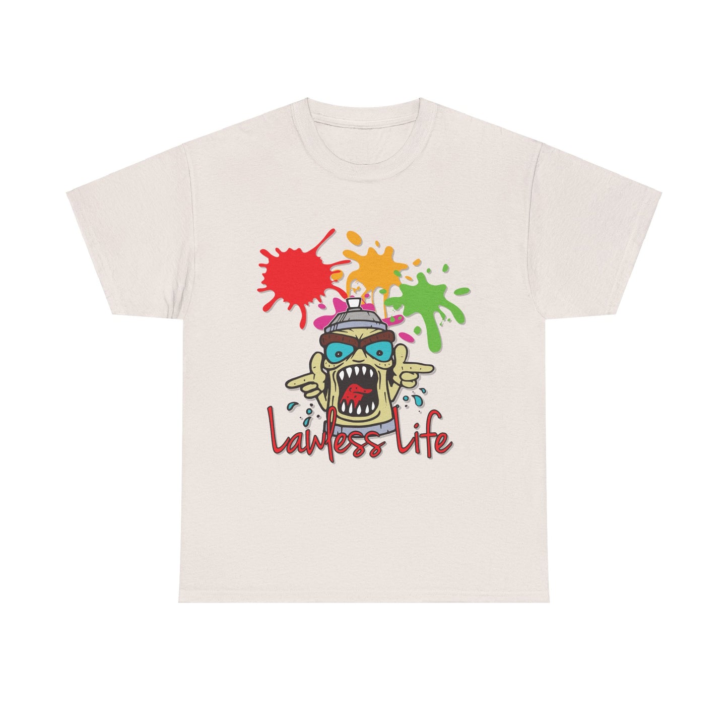 Lawless Life Tagger. Heavy Cotton T-Shirt