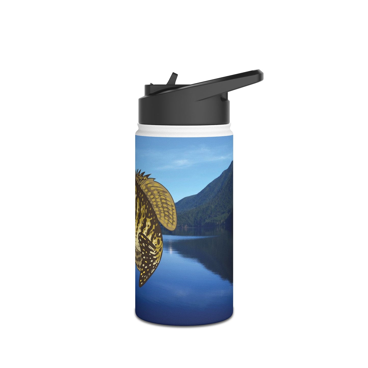 Crappie Lake. Stainless Steel Water Bottle