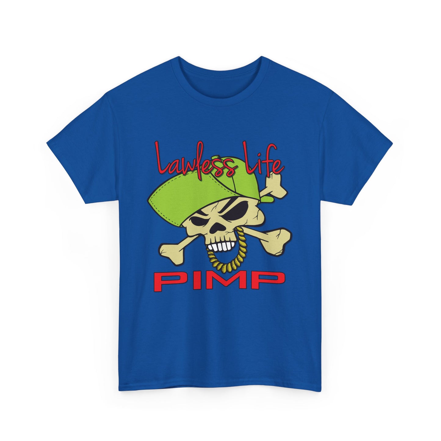 Lawless Life Pimp. Heavy Cotton T-Shirt