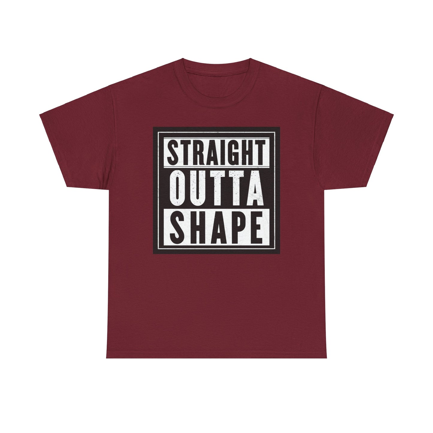 Straight Outta Shape. Heavy Cotton T-Shirt