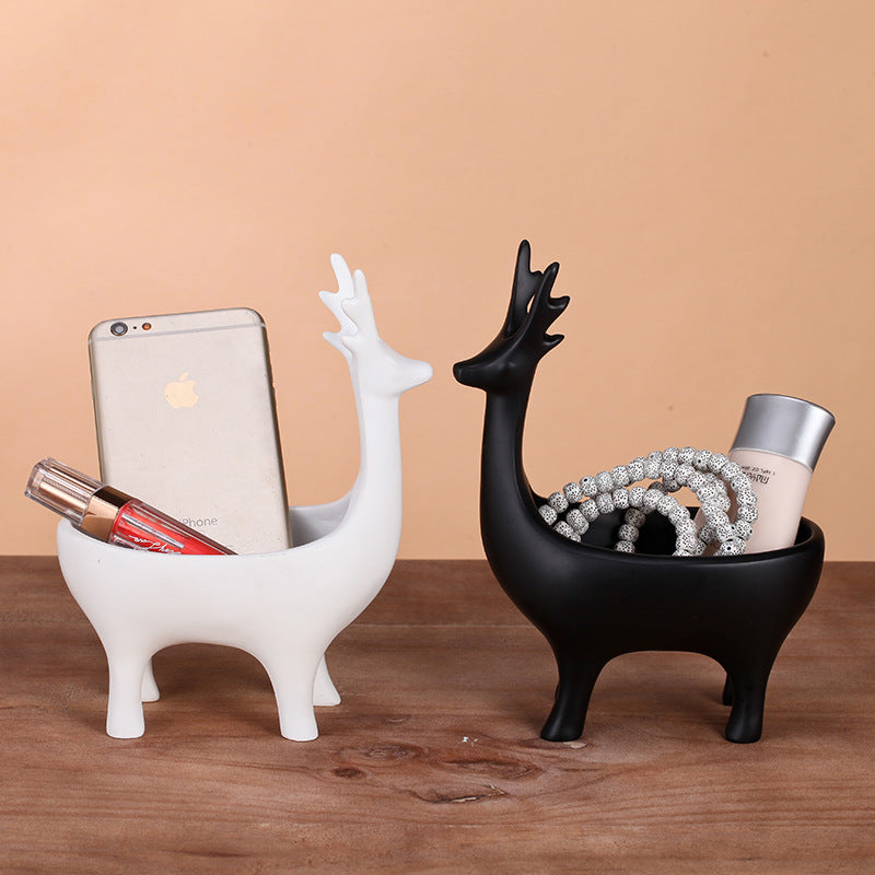 Creative home key storage decoration deer