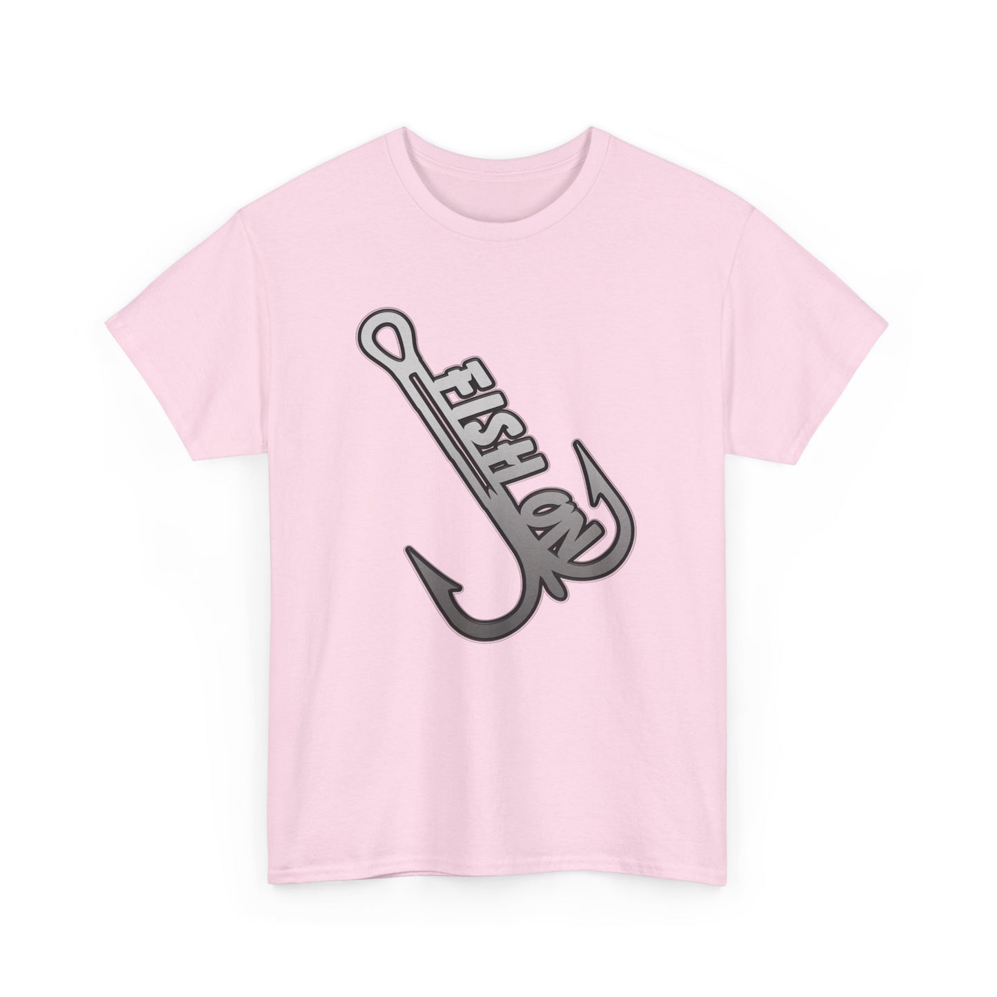 Fish on treble hook, Heavy Cotton T-Shirt