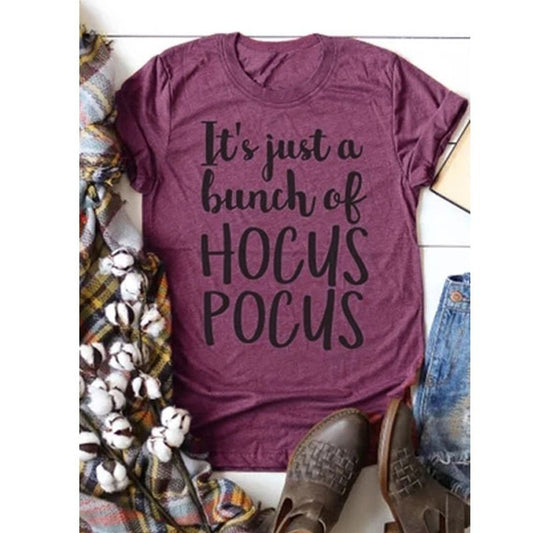 It's just a bunch of hocus pocus women's cute tshirts