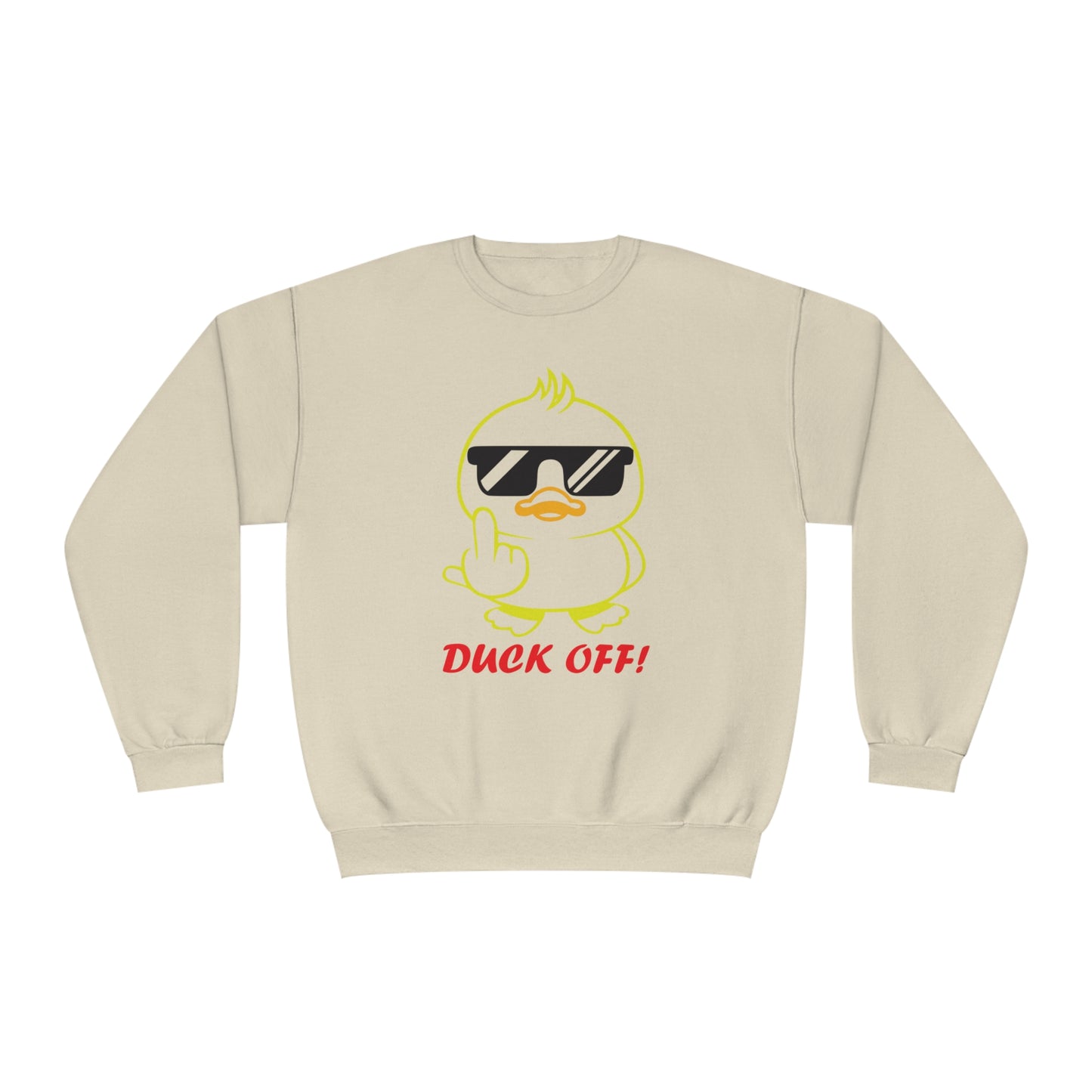 Duck Off, Unisex NuBlend® Crewneck Sweatshirt