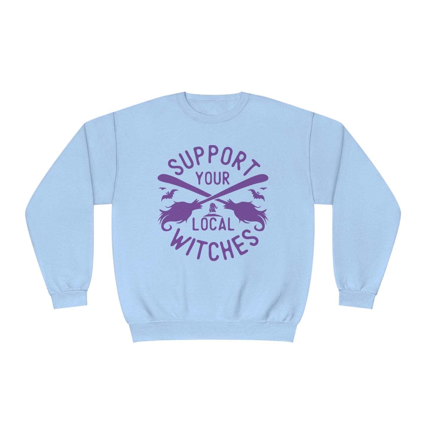 Support Your Local Witches, Unisex NuBlend® Crewneck Sweatshirt