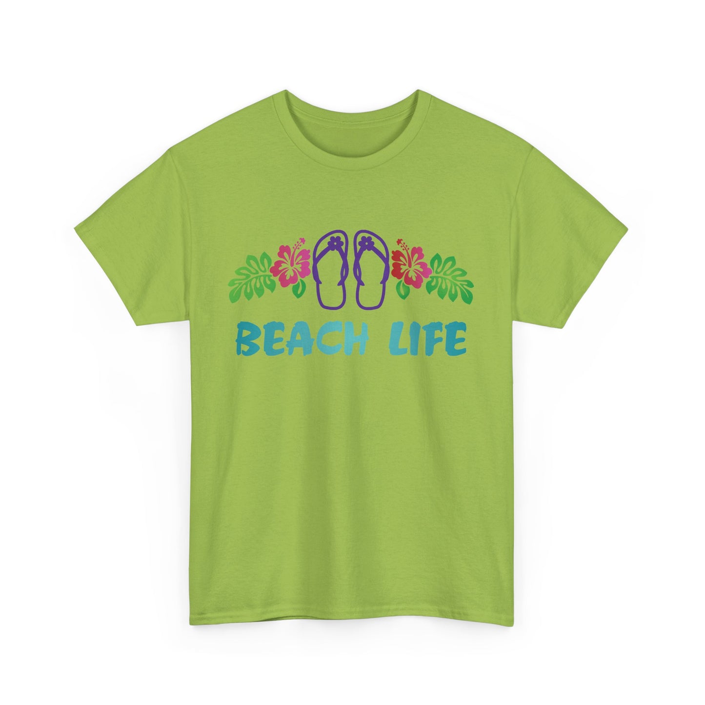 Beach Life, Heavy Cotton T-Shirt